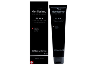 DENTISSIMO EXTRA-WHITENING BLACK 75 ml pasta