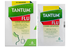 TANTUM FLU SMAK CYTRYNOWY 10 saszetek