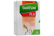 TANTUM FLU SMAK POMARAŃCZOWY 10 saszetek