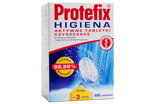 PROTEFIX HIGIENA AKTYWNE TABLETKI CZYSZCZĄCE PROTEZY ZĘBOWE 66 sztuk