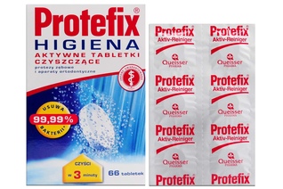 PROTEFIX HIGIENA AKTYWNE TABLETKI CZYSZCZĄCE PROTEZY ZĘBOWE 66 sztuk