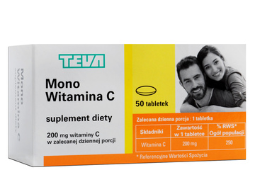 MONO WITAMINA C 200 mg 50 tabletek