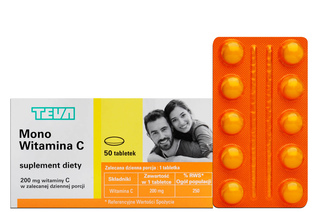 MONO WITAMINA C 200 mg 50 tabletek