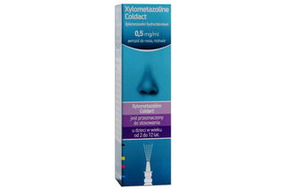 XYLOMETAZOLINE COLDACT 0,5 mg/ml 10 ml aerozol