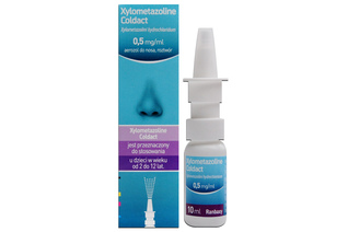 XYLOMETAZOLINE COLDACT 0,5 mg/ml 10 ml aerozol