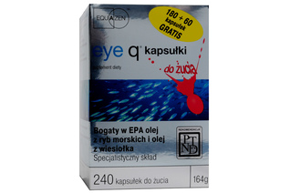 EYE Q KAPSUŁKI DO ŻUCIA SMAK TRUSKAWKOWY 240 kapsułek