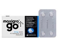 MAXIGRA GO 25 mg 4 tabletki
