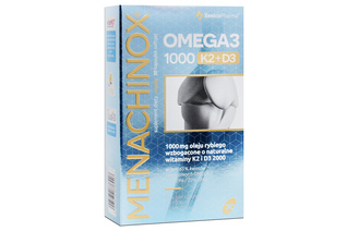 MENACHINOX OMEGA 3 1000 K2+D3 30 kapsułek