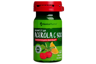 XENIVIT BIO ACEROLA C 500 60 tabletek do ssania