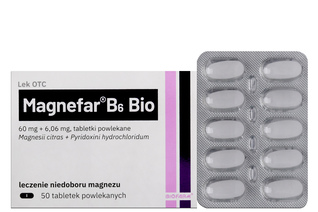 MAGNEFAR B6 BIO 50 tabletek
