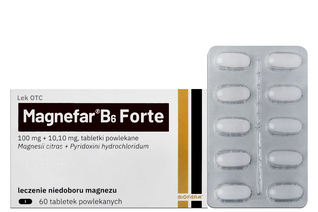 MAGNEFAR B6 FORTE 60 tabletek