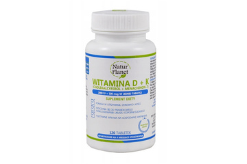 WITAMINA K2+D3 (100MCG + 2000IU) 60 tabletek