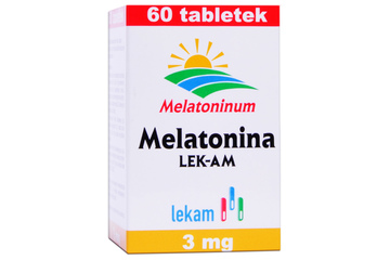 MELATONINA LEK-AM 3 mg 60 tabletek