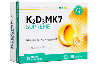 WITAMINA K2 MK7 100 mcg+D3 50 mcg+ WAPŃ 60 tabletek 