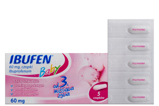 IBUFEN BABY 60 mg 5 czopków