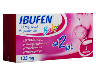 IBUFEN BABY 125 mg 5 czopków