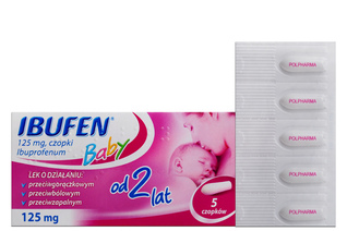 IBUFEN BABY 125 mg 5 czopków