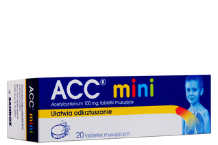 ACC mini 100 mg 20 tabletek musujących