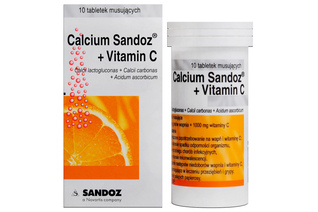 CALCIUM SANDOZ + VITAMIN C tabletki musujące 10 sztuk