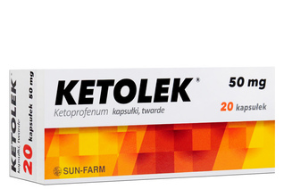 KETOLEK 50 mg 20 kapsułek