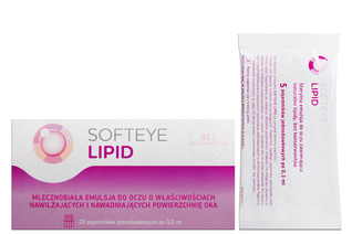 SOFTEYE LIPID 20 pojemników po 0,3 ml emulsji