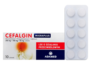 CEFALGIN MIGRAPLUS 10 tabletek
