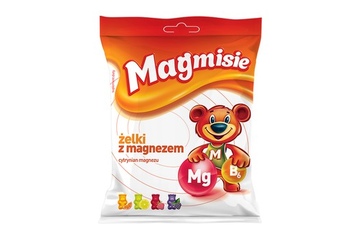 MAGMISIE ŻELKI Z MAGNEZEM 4 SMAKI 120g