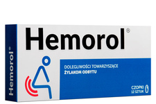 HEMOROL 12 czopków