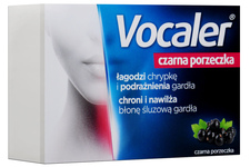 VOCALER CZARNA PORZECZKA 12 pastylek do ssania