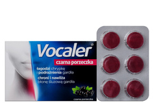 VOCALER CZARNA PORZECZKA 12 pastylek do ssania