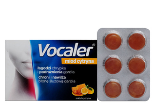 VOCALER MIÓD-CYTRYNA 24 pastylki do ssania