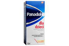 PANADOL DLA DZIECI SMAK TRUSKAWKOWY 100 ml syrop