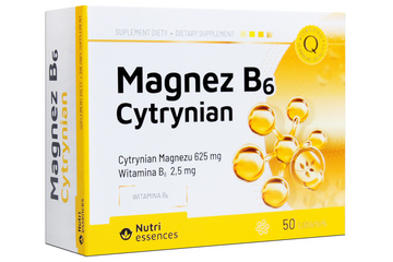 MAGNEZ B6 CYTRYNIAN 50 tabletek