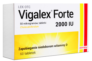 VIGALEX FORTE 2000 IU 60 tabletek