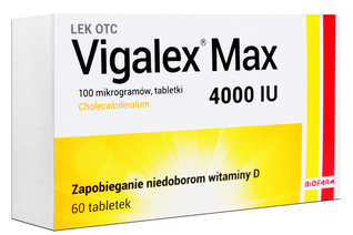 VIGALEX MAX 4000 IU 60 tabletek