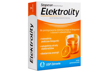 STOPERAN ELEKTROLITY 7 saszetek smak pomarańczowy