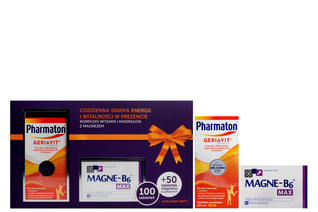 ZESTAW PHARMATON GERIAVIT 100 tabletek + MAGNE-B6 MAX 50 tabletek