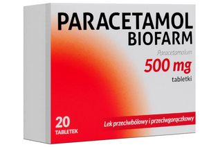 PARACETAMOL BIOFARM 500 mg 20 tabletek