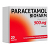 PARACETAMOL BIOFARM 500 mg 20 tabletek