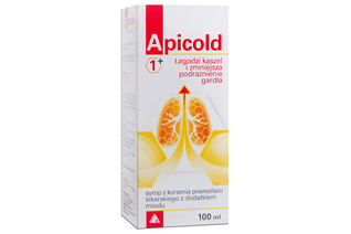 APICOLD 1+ SYROP NA KASZEL DLA DZIECI 100 ml