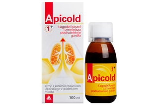 APICOLD 1+ SYROP NA KASZEL DLA DZIECI 100 ml