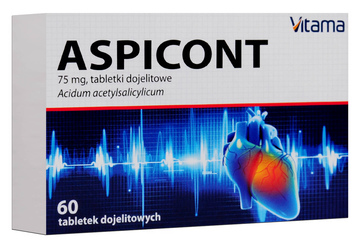 ASPICONT 75 mg 60 tabletek