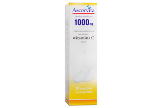 ASCORVITA 1000 mg 20 tabletek musujących