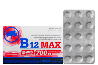 B12 MAX 60 tabletek