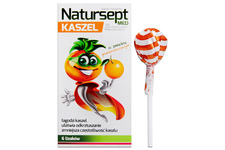 NATURSEPT MED KASZEL LIZAKI O SMAKU POMARAŃCZOWYM 6 lizaków