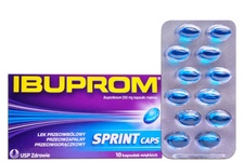 IBUPROM SPRINT CAPS 200 mg 10 kapsułek