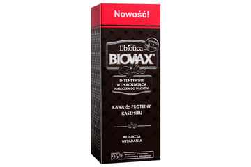 BIOVAX KAWA & PROTEINY KASZMIRU INTENSYWNIE WZMACNIAJĄCA MASECZKA DO WŁOSÓW 150 ml