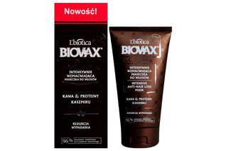 BIOVAX KAWA & PROTEINY KASZMIRU INTENSYWNIE WZMACNIAJĄCA MASECZKA DO WŁOSÓW 150 ml