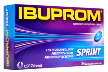 IBUPROM SPRINT 200 mg 24 kapsułki