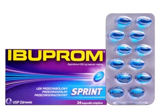 IBUPROM SPRINT 200 mg 24 kapsułki